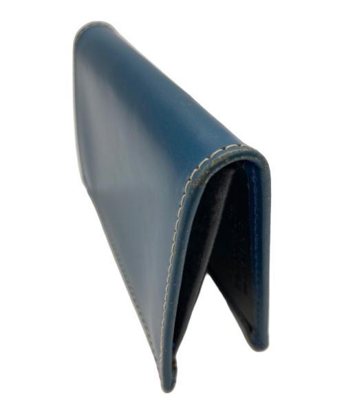 Whitehouse Cox（ホワイトハウスコックス）Whitehouse Cox (ホワイトハウスコックス) bridle leather パスケース ブルーの古着・服飾アイテム