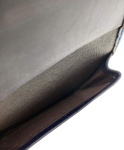 Whitehouse Cox（ホワイトハウスコックス）Whitehouse Cox (ホワイトハウスコックス) bridle leather パスケース ブルーの古着・服飾アイテム