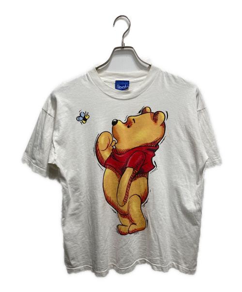 くまのプーさん（プーサン）くまのプーさん (プーサン) 90ｓくまのプーさんビンテージTシャツ ホワイト サイズ:FREEの古着・服飾アイテム