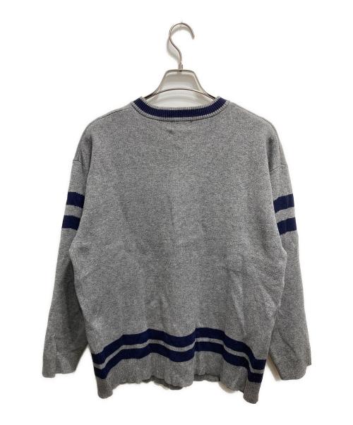 Hysteric Glamour（ヒステリックグラマー）Hysteric Glamour (ヒステリックグラマー) Rジャガードプルオーバー グレー サイズ:Lの古着・服飾アイテム