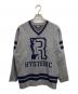 Hysteric Glamour（ヒステリックグラマー）の古着「Rジャガードプルオーバー」｜グレー