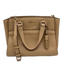 COLE HAAN（コールハーン）の古着「ハンドバッグ」｜ベージュ