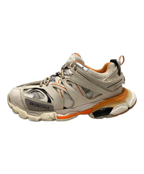 BALENCIAGA（バレンシアガ）BALENCIAGA (バレンシアガ) TRACK TRAINERS ホワイト×オレンジ サイズ:29の古着・服飾アイテム