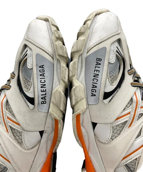 BALENCIAGA（バレンシアガ）BALENCIAGA (バレンシアガ) TRACK TRAINERS ホワイト×オレンジ サイズ:29の古着・服飾アイテム