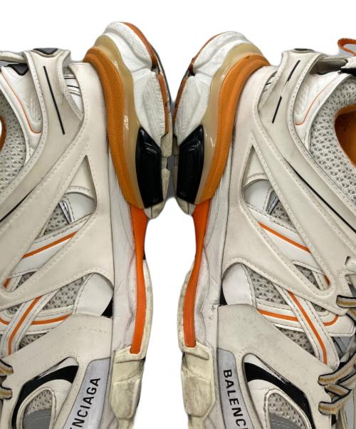 BALENCIAGA（バレンシアガ）BALENCIAGA (バレンシアガ) TRACK TRAINERS ホワイト×オレンジ サイズ:29の古着・服飾アイテム