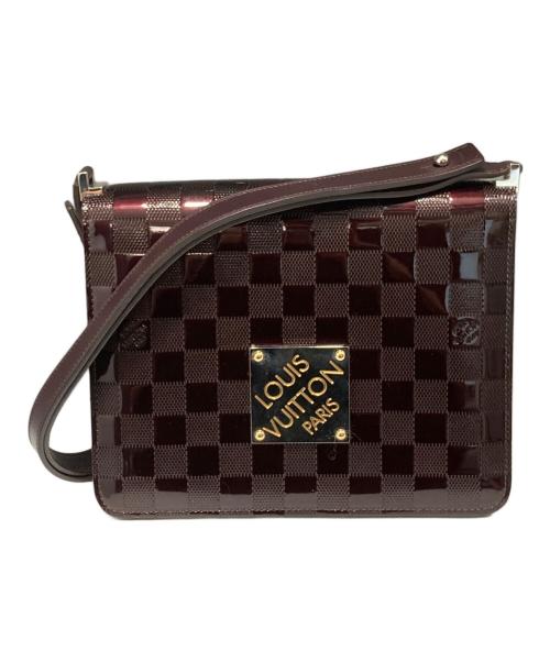 LOUIS VUITTON（ルイ ヴィトン）LOUIS VUITTON (ルイ ヴィトン) ヴェルニ キャバレー ハンドバッグ ワインレッドの古着・服飾アイテム