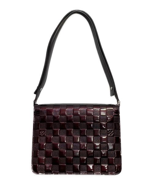 LOUIS VUITTON（ルイ ヴィトン）LOUIS VUITTON (ルイ ヴィトン) ヴェルニ キャバレー ハンドバッグ ワインレッドの古着・服飾アイテム
