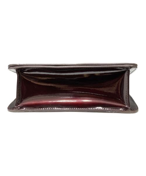 LOUIS VUITTON（ルイ ヴィトン）LOUIS VUITTON (ルイ ヴィトン) ヴェルニ キャバレー ハンドバッグ ワインレッドの古着・服飾アイテム