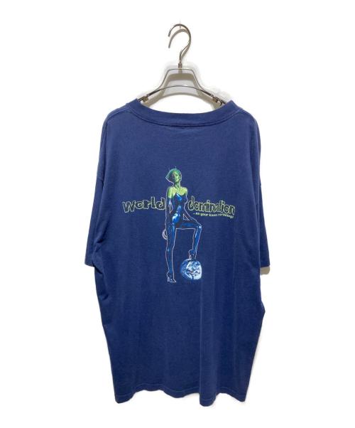 Murina（ムリナ）Murina (ムリナ) USA製90sプリントTシャツ ネイビー サイズ:ＸＸＬの古着・服飾アイテム