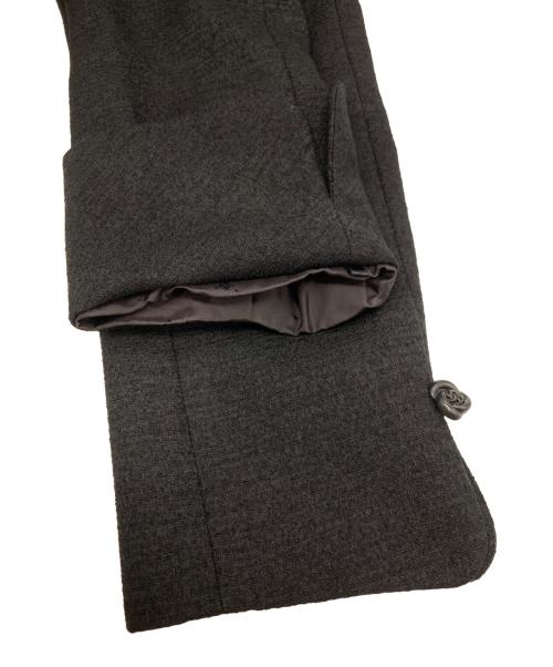 Aquascutum（アクアスキュータム）Aquascutum (アクアスキュータム) ボタンデザインテーラードジャケットセットアップ ブラック サイズ:11の古着・服飾アイテム