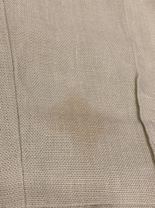 ebure（エブール）ebure (エブール) リネンセンタープレスパンツ ライム サイズ:36の古着・服飾アイテム