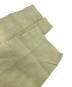 中古・古着 ebure (エブール) リネンセンタープレスパンツ ライム サイズ:36：4000円