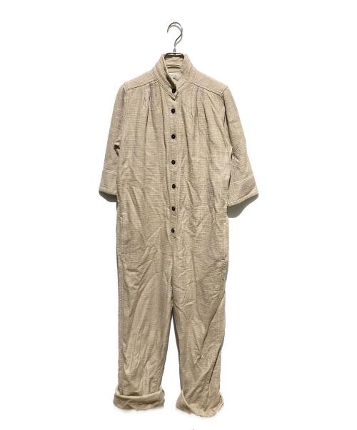 pelleq（ペレック）pelleq (ペレック) ジャンプスーツ ベージュ サイズ:不明の古着・服飾アイテム