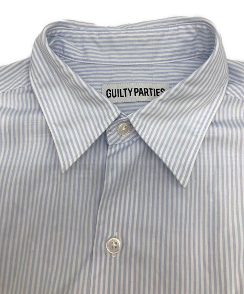 WACKO MARIA（ワコマリア）WACKO MARIA (ワコマリア) SOKTAS 別注ストライプシャツ ホワイト×ブルー サイズ:Mの古着・服飾アイテム