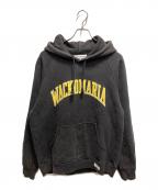 WACKO MARIAワコマリア）の古着「アーチロゴプリントプルオーバーパーカー」｜ブラック