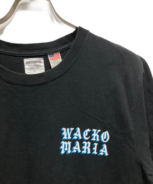 WACKO MARIA（ワコマリア）WACKO MARIA (ワコマリア) US FABRIC T-SHIRT ブラック サイズ:Lの古着・服飾アイテム