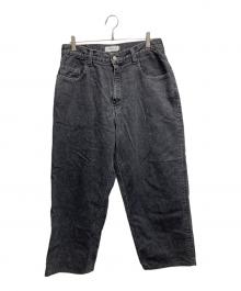 COOTIE PRODUCTIONS（クーティープロダクツ）の古着「5 Pocket Denim Baggy Pants」｜ブラック