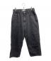 COOTIE PRODUCTIONS（クーティープロダクツ）の古着「5 Pocket Denim Baggy Pants」｜ブラック