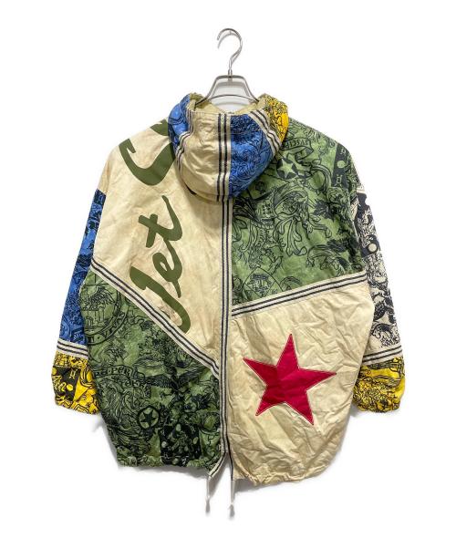 JET SET SKI（ジェットセットスキー）JET SET SKI (ジェットセットスキー) 90'Sヴィンテージアノラックパーカー マルチカラー サイズ:Mの古着・服飾アイテム