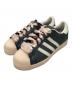 adidas（アディダス）の古着「Superstar 82 'Black Pink Ribbon Laces'」｜ブラック×ピンク