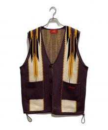 Indian Motocycle（インディアン モーターサイクル）の古着「ニットベスト」｜イエローボルドー