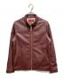INDIAN（インディアン）の古着「シープレザージャケット」｜ボルドー