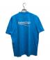 BALENCIAGA (バレンシアガ) 22SS バックキャンペーンロゴTシャツ ブルー サイズ:XXS 未使用品：30000円