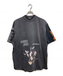 BALENCIAGA（バレンシアガ）の古着「22SS スピードハンターズダメージ加工Tシャツ」｜ブラック