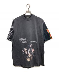 中古・古着通販】FLEX WIT ME (フレックスウィット三―) カモ柄ロゴT