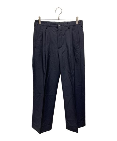 VALENTINO（ヴァレンティノ）VALENTINO (ヴァレンティノ) タックパンツ ネイビー サイズ:46の古着・服飾アイテム