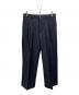 VALENTINO（ヴァレンティノ）の古着「タックパンツ」｜ネイビー