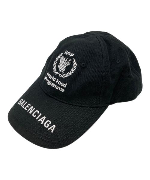 BALENCIAGA（バレンシアガ）BALENCIAGA (バレンシアガ) world food programme Cap ブラック サイズ:Lの古着・服飾アイテム