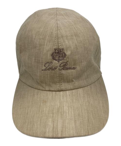 LORO PIANA（ロロピアーナ）LORO PIANA (ロロピアーナ) リネンベースボールキャップ ベージュ サイズ:Lの古着・服飾アイテム