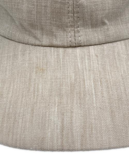 LORO PIANA（ロロピアーナ）LORO PIANA (ロロピアーナ) リネンベースボールキャップ ベージュ サイズ:Lの古着・服飾アイテム