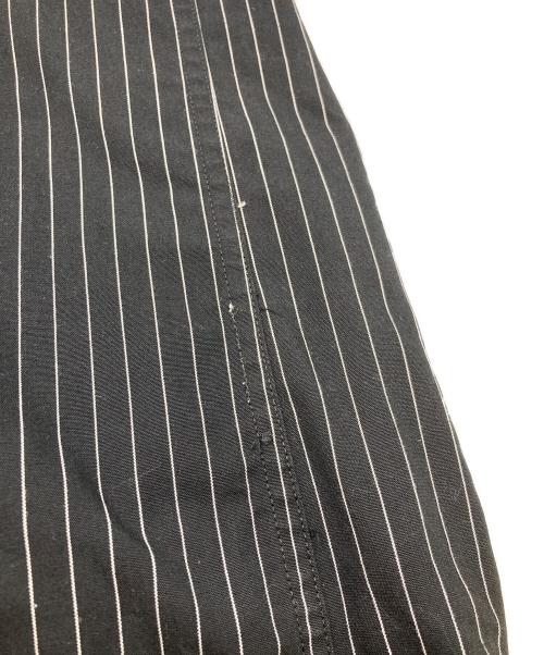 Engineered Garments（エンジニアドガーメンツ）Engineered Garments (エンジニアードガーメンツ) ストライプワークシャツ ブラック サイズ:Mの古着・服飾アイテム