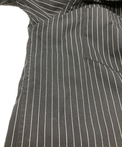 Engineered Garments（エンジニアドガーメンツ）Engineered Garments (エンジニアードガーメンツ) ストライプワークシャツ ブラック サイズ:Mの古着・服飾アイテム
