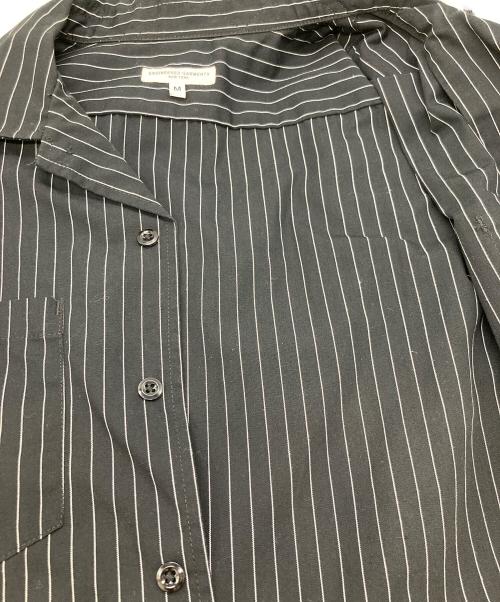 Engineered Garments（エンジニアドガーメンツ）Engineered Garments (エンジニアードガーメンツ) ストライプワークシャツ ブラック サイズ:Mの古着・服飾アイテム
