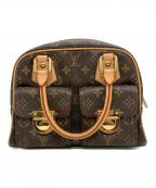 LOUIS VUITTONルイ ヴィトン）の古着「ハンドバッグ/マンハッタンPM」｜ブロンズ