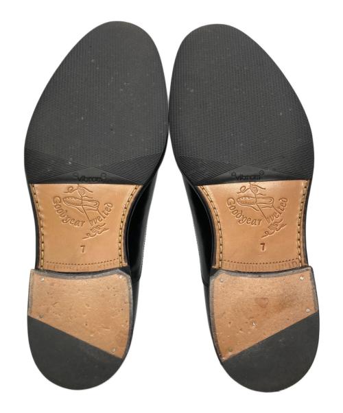 Jalan Sriwijaya（ジャランスリウァヤ）Jalan Sriwijaya (ジャランスリウァヤ) プレーントゥドレスシューズ ブラック サイズ:7の古着・服飾アイテム