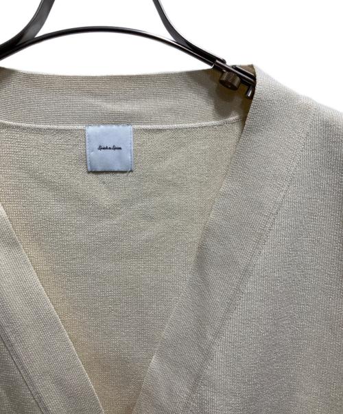 Spick and Span（スピック＆スパン）Spick and Span (スピックアンドスパン) ラメ深Vカーディガン ベージュ サイズ:無しの古着・服飾アイテム