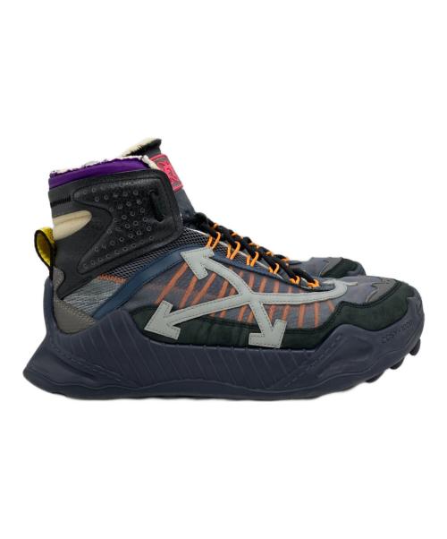 OFFWHITE（オフホワイト）OFFWHITE (オフホワイト) high-top sneakers ブラック サイズ:43の古着・服飾アイテム