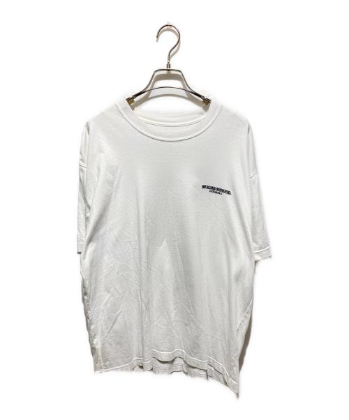 NEIGHBORHOOD（ネイバーフッド）NEIGHBORHOOD (ネイバーフッド) ロゴプリントTシャツ ホワイト サイズ:Ｍの古着・服飾アイテム