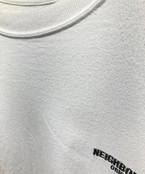NEIGHBORHOOD（ネイバーフッド）NEIGHBORHOOD (ネイバーフッド) ロゴプリントTシャツ ホワイト サイズ:Ｍの古着・服飾アイテム