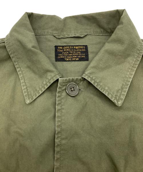 WACKO MARIA（ワコマリア）WACKO MARIA (ワコマリア) ARMY SHIRT カーキ サイズ:Mの古着・服飾アイテム