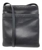 LOEWEロエベ）の古着「OLDアナグラムショルダーバッグ」｜ブラック