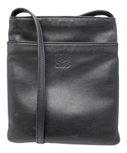 LOEWE（ロエベ）LOEWE (ロエベ) OLDアナグラムショルダーバッグ ブラックの古着・服飾アイテム