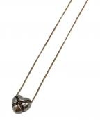 TIFFANY & Co.ティファニー）の古着「チェーン クロス ハート ネックレス K18イエローゴールド/SV」