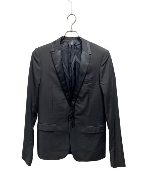 DIOR HOMME（ディオール オム）DIOR HOMME (ディオール オム) 08AWクリス期 クラシック スモーキング ジャケット ブラック サイズ:44の古着・服飾アイテム