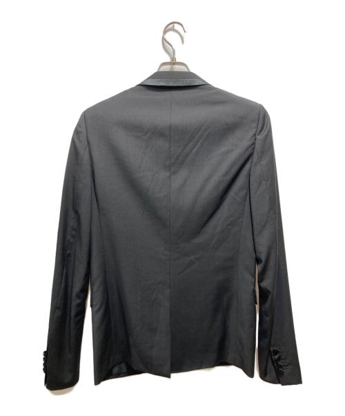 DIOR HOMME（ディオール オム）DIOR HOMME (ディオール オム) 08AWクリス期 クラシック スモーキング ジャケット ブラック サイズ:44の古着・服飾アイテム