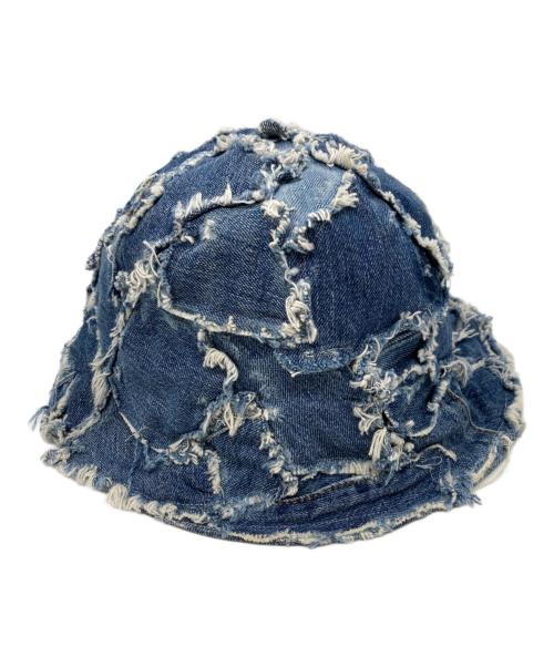 innocence（イノセンス）innocence (イノセンス) パッチワークデニムバケット インディゴ サイズ:FREEの古着・服飾アイテム